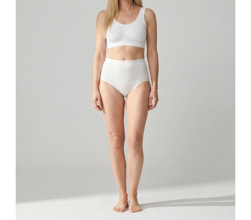 Beeren Dames Green Comfort Maxislip Wit voordeelpack