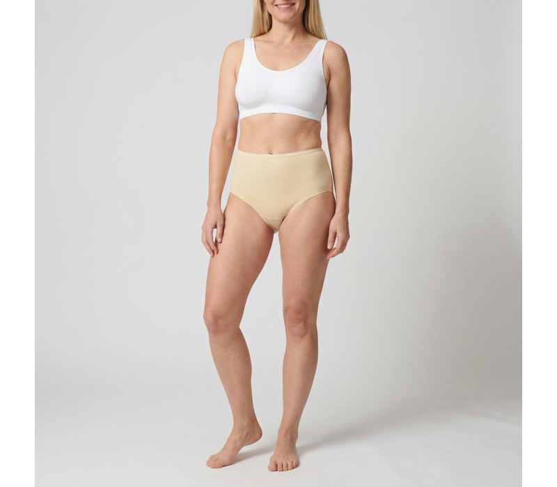 Beeren Dames Maxislip Elegance Huidskleur 2-Pack