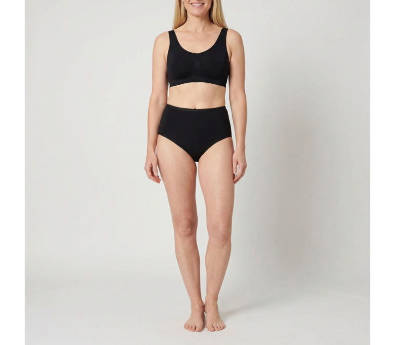 Beeren Dames Maxislip Elegance Zwart 2-Pack