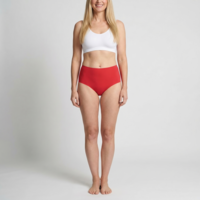 Beeren Dames Invisible Maxi Slip Rood 2-Pack