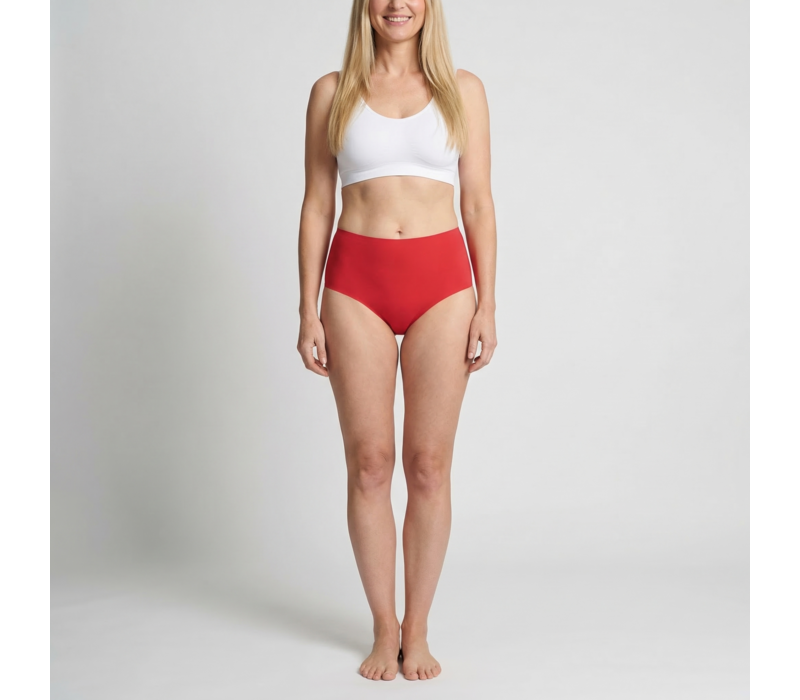 Beeren Dames Invisible Maxi Slip Rood Voordeelpack