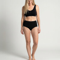 Beeren Dames Maxislip Comfort Feeling Zwart voordeelpack