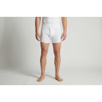 heren M3400 sportbroek met gulp wit 2-Pack