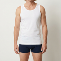 Beeren Heren Singlet Green Comfort Wit 2-Pack