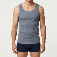 Beeren Heren Singlet M3000 Donkergrijs 2-Pack