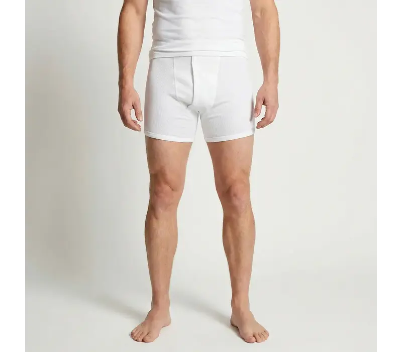 heren sportbroek wit 2-Pack