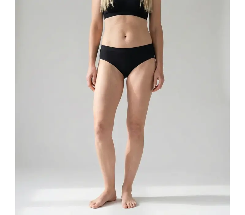 Beeren Dames Basic Midislip Zwart 2-Pack