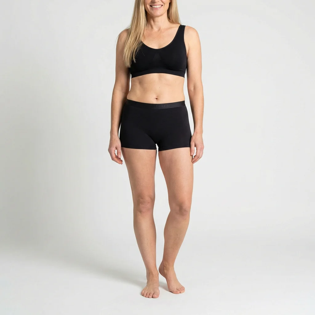 Beeren Dames Boxer Young Zwart 2-Pack