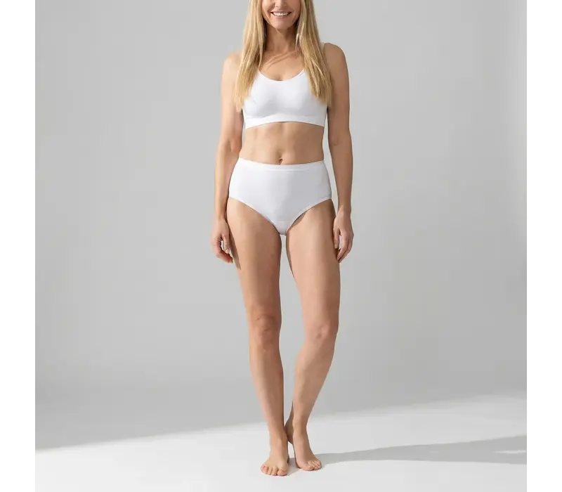 Beeren Dames Green Comfort Midi Wit 2-Pack