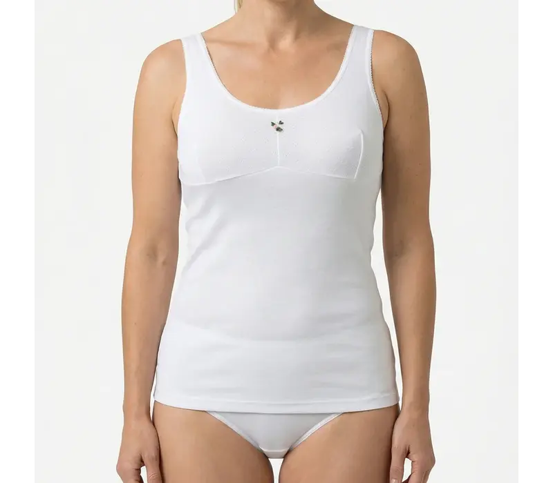 dames hemd jacqueline wit 2-Pack