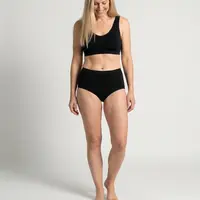 dames maxislip comfort feeling zwart 2-Pack