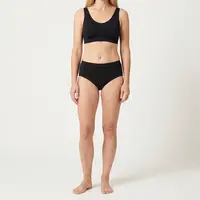 dames midislip briljant zwart voordeelpack