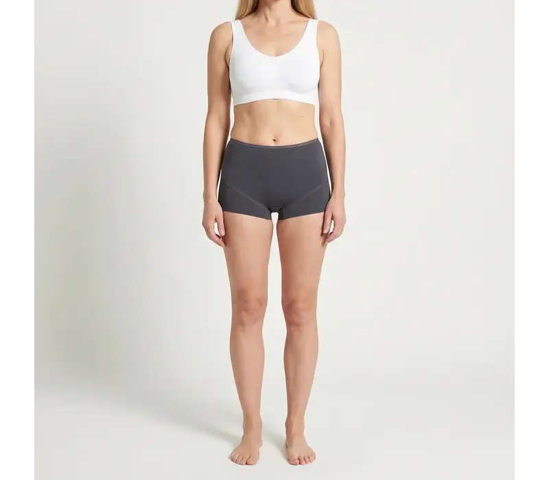 dames short elegance grijs 2-Pack