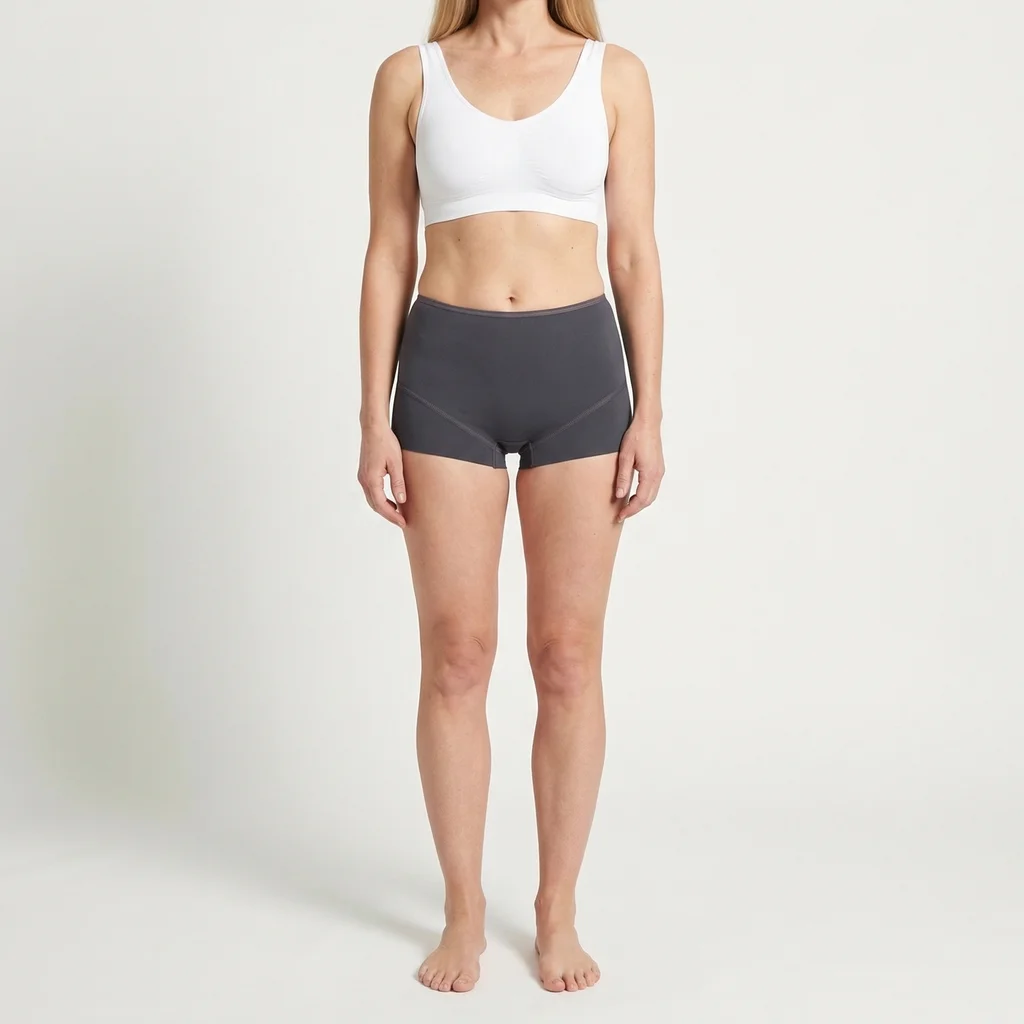 Beeren Dames Short Elegance Grijs 2-Pack