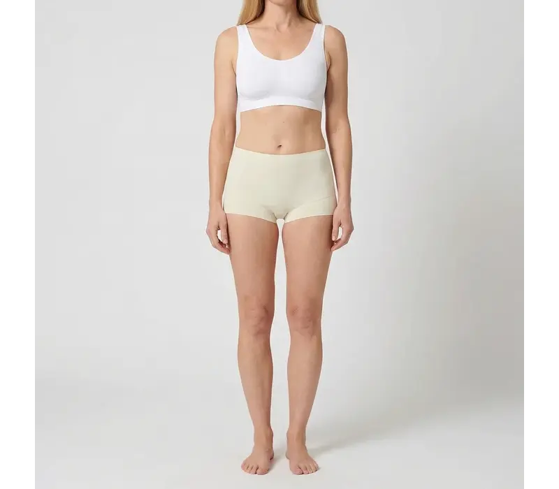 dames short elegance ivoor 2-Pack