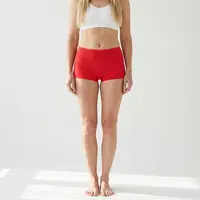 dames short elegance rood 2-Pack