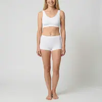 dames short elegance wit 2-Pack