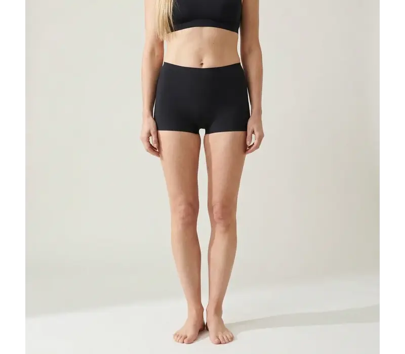 Beeren Dames Short Invisible Zwart 2-Pack