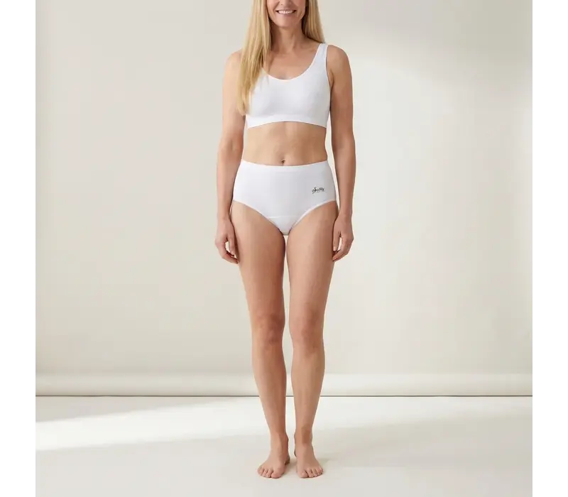 dames tailleslip julia wit 2-pack