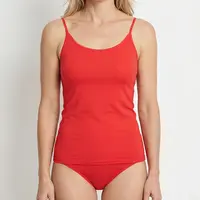 dames top elegance rood 2-Pack
