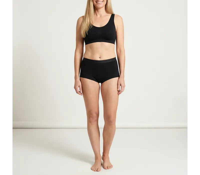 dames beeren young short zwart voordeelpack