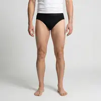 heren sportslip zonder gulp beeren young zwart 2-Pack
