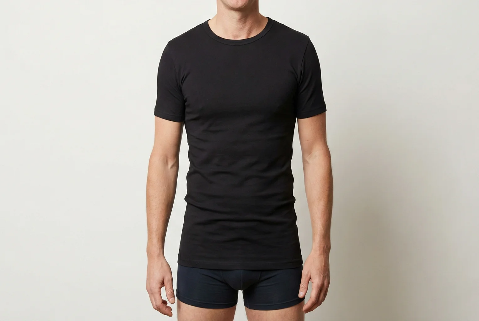 Beeren Heren T-Shirt Diepe V-Hals M3000 Zwart voordeelpack