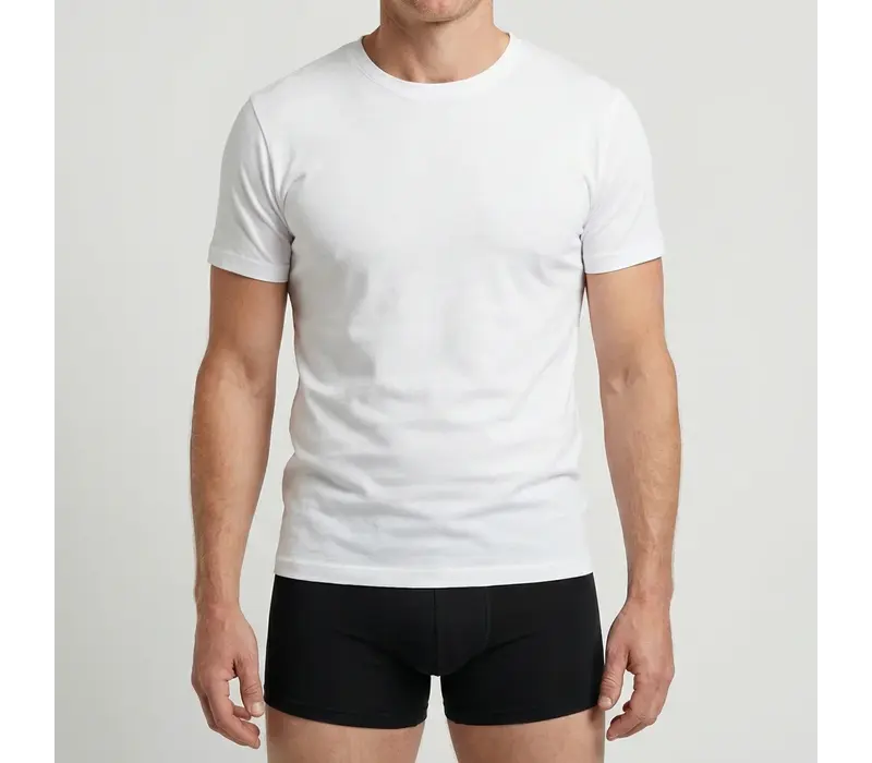 heren T-shirt M3000 wit 2-Pack