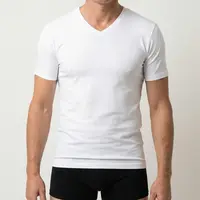 Beeren Heren T-Shirt V-Hals M3000 Wit Mega voordeelpack