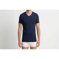 Beeren Heren V-Hals T-Shirt Extra Lang M3000 marine voordeelpack