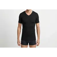 Beeren Heren V-Hals T-Shirt Extra Lang M3000 Zwart Mega voordeelpack