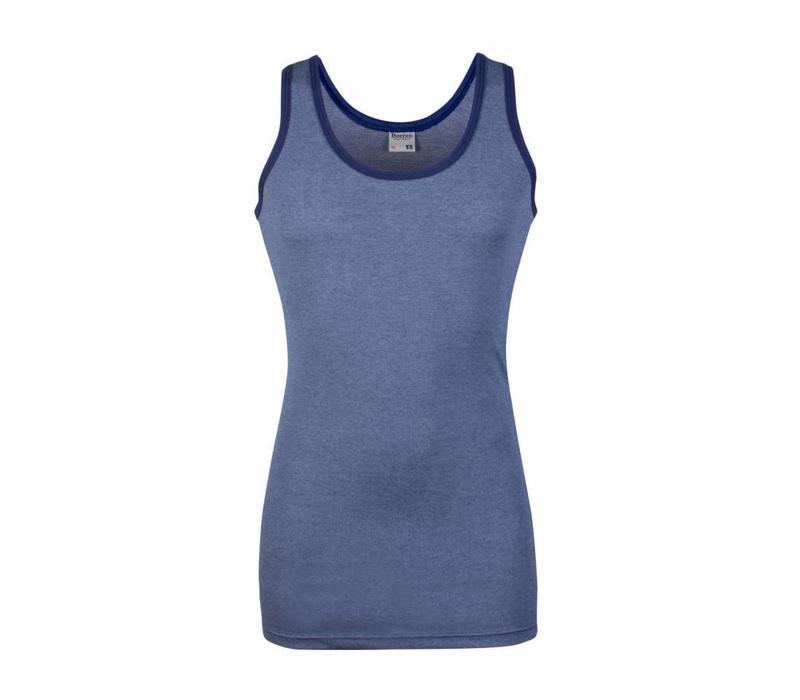 heren singlet jupiter donkerblauw 2-Pack