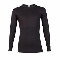heren T-shirt lange mouw M3000 zwart 2-Pack