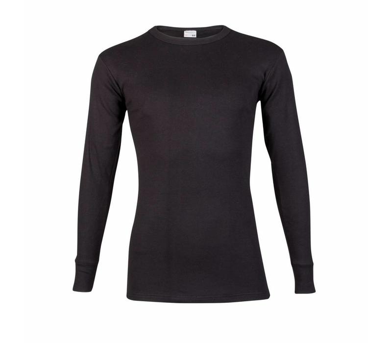 heren T-shirt lange mouw M3000 zwart 2-Pack