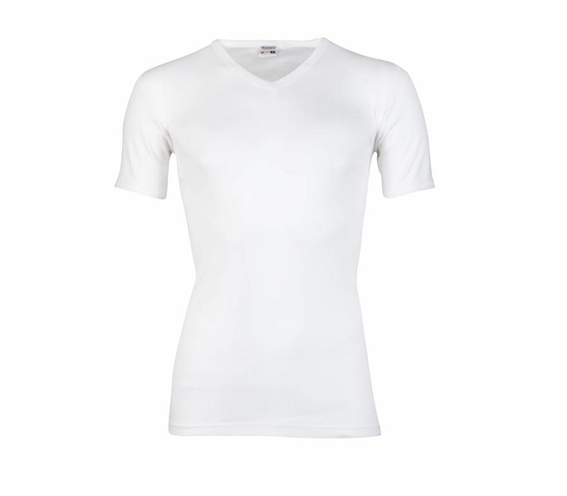 heren T-shirt V-hals M3000 wit 2-Pack