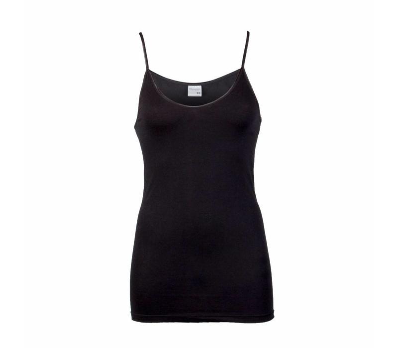 dames top comfort feeling zwart 2-Pack