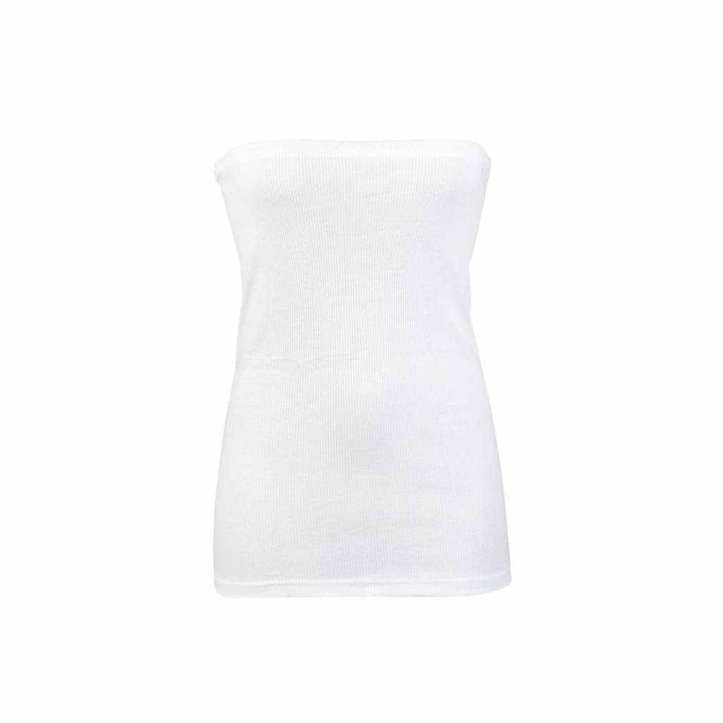 stijl Adelaide samenvoegen dames corset hemd wit