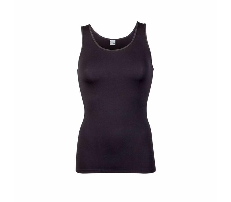 dames hemd elegance zwart  2-Pack