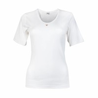 dames T-shirt M3000 wit 2-Pack