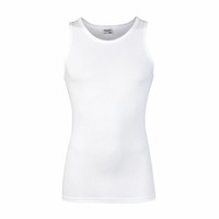 heren singlet comfort feeling wit 2-Pack