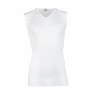 heren hemd V-hals wit 2-Pack