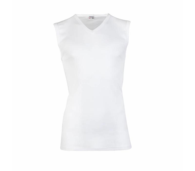 heren hemd V-hals wit 2-Pack