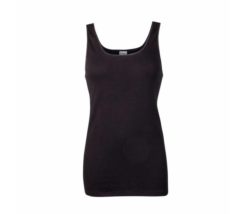 dames hemd madonna zwart 2-Pack