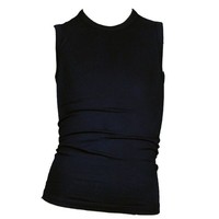 heren mouwloos comfort feeling hemd marine 2-Pack