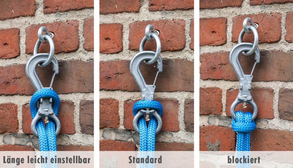 Haken zum sicheren Anbinden