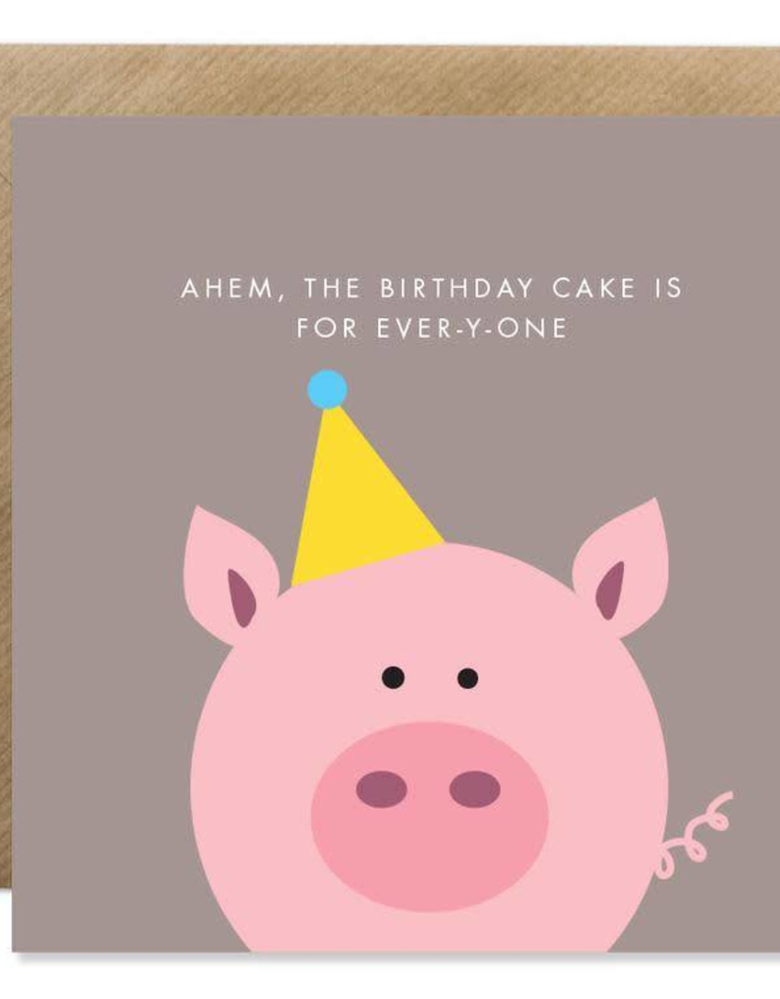 Bold Bunny Bold Bunny Card Ahem, The Birthday Cake...