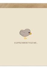 Bold Bunny A Little Birdie Told Me | Bold Bunny Card