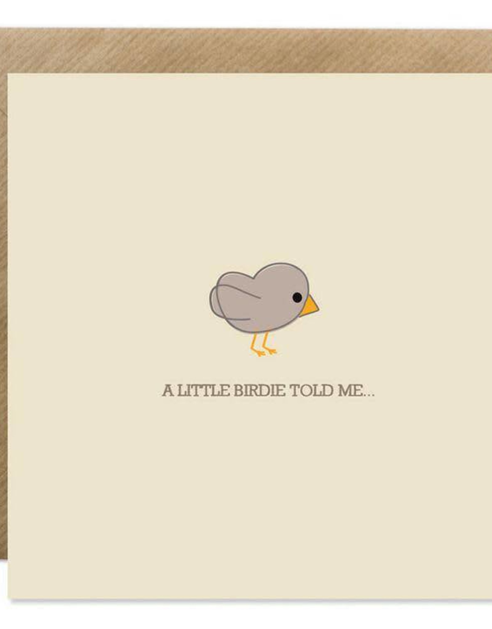 Bold Bunny A Little Birdie Told Me | Bold Bunny Card