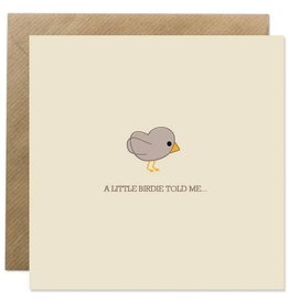 Bold Bunny A Little Birdie Told Me | Bold Bunny Card