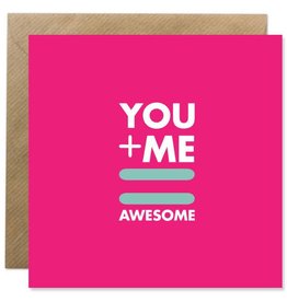 Bold Bunny You + Me = Awesome | Bold Bunny Card
